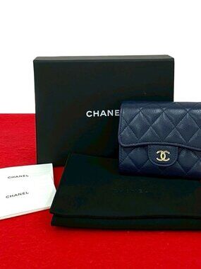 Chanel Quilted Coco Caviar Leather